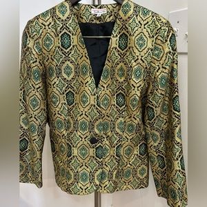 Richly designed blazer from Talbots!